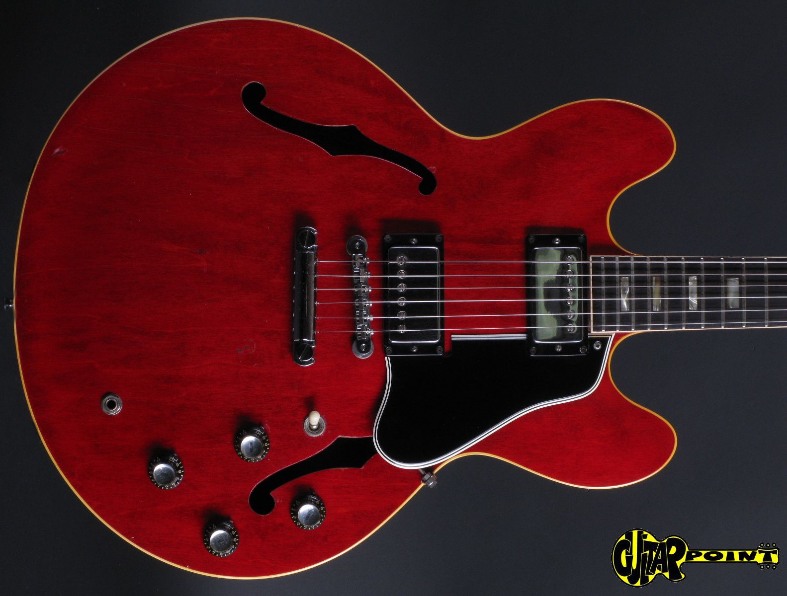 1965 Gibson ES 335 TDC Cherry Factory Stoptail GuitarPoint