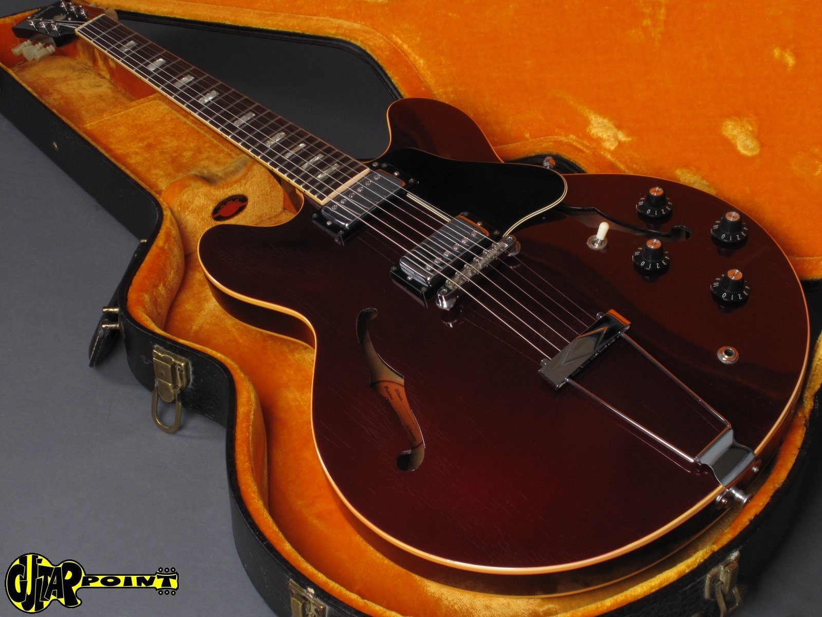 1967 Gibson ES 335 TD Sparkling Burgundy Metallic Mint