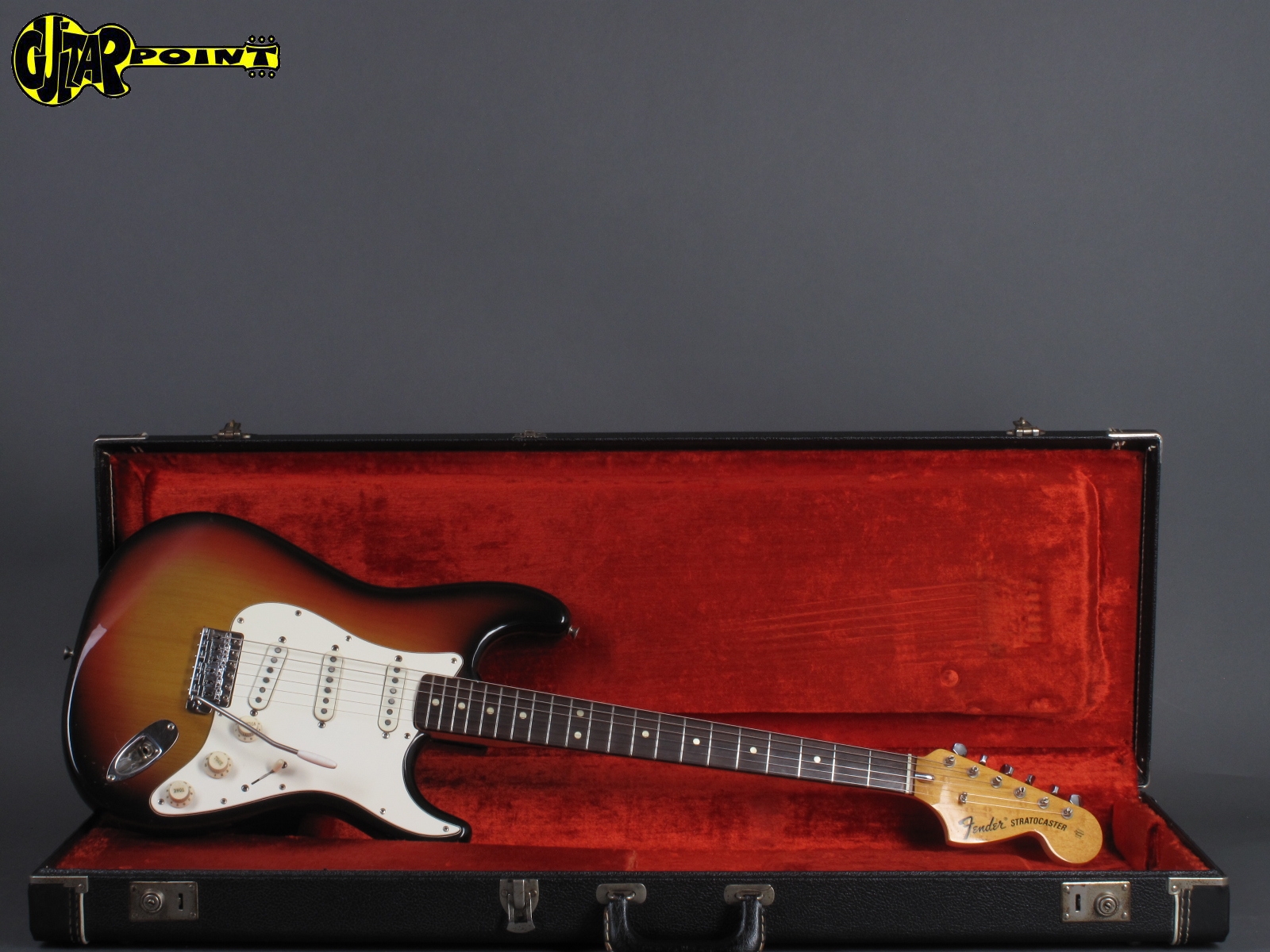 1971 Fender Stratocaster 3 Tone Sunburst GuitarPoint