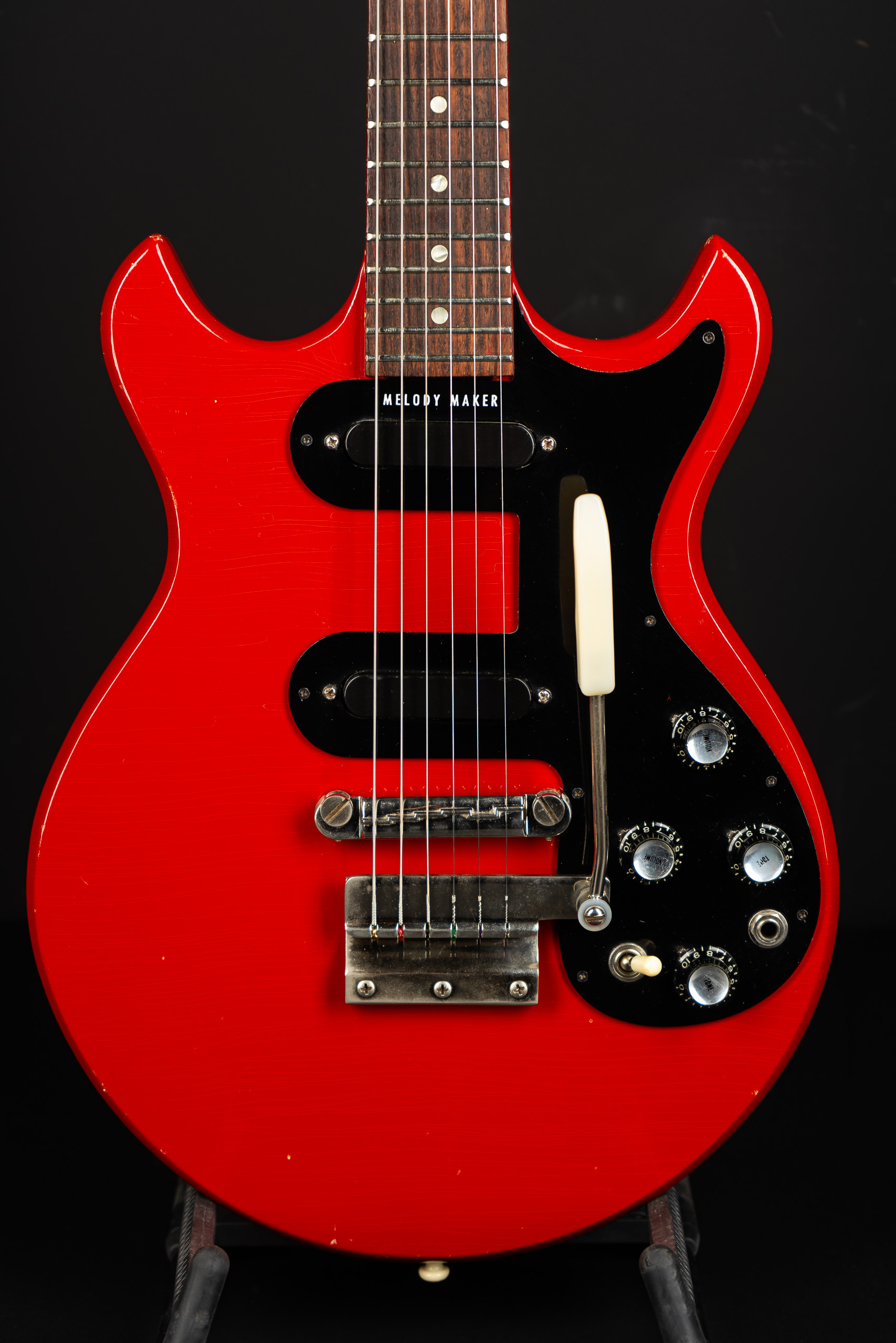 1965 Gibson Melody Maker D – Cardinal Red – GuitarPoint