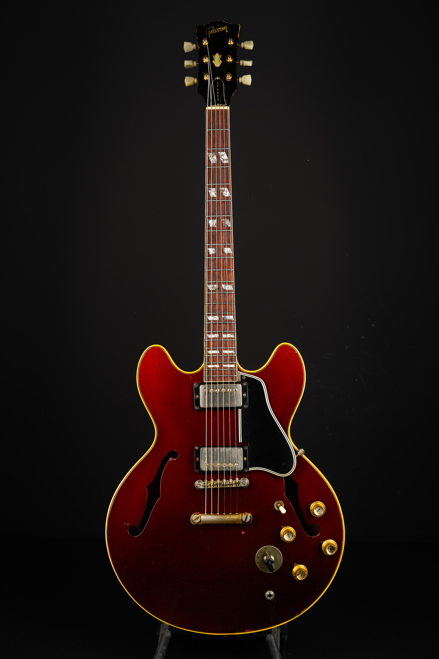 1969 Gibson ES-345 TDSV - Sparkling Burgundy Metallic - GuitarPoint