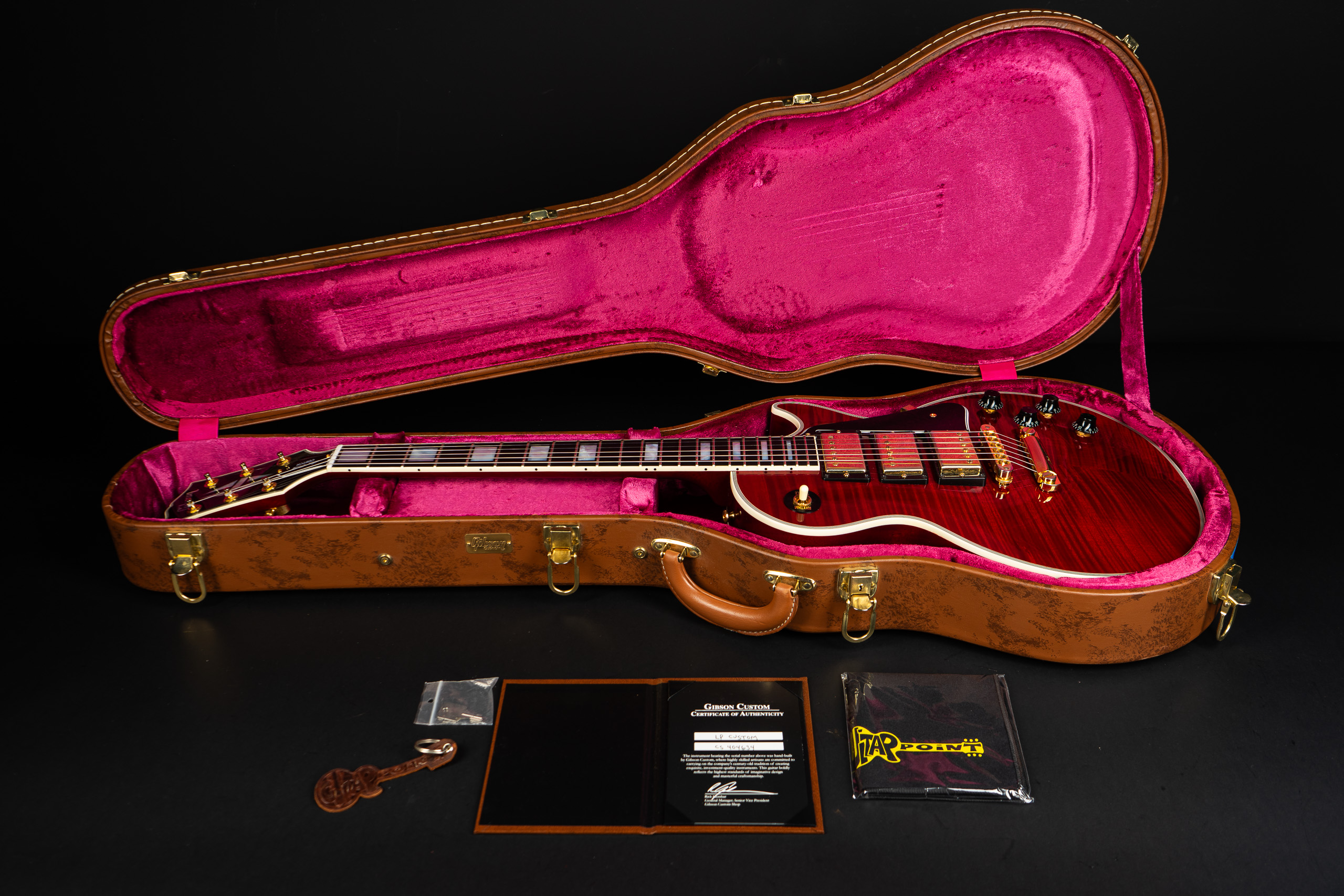 2016 Gibson Les Paul Custom 3-Pickups - Wine Red - GuitarPoint