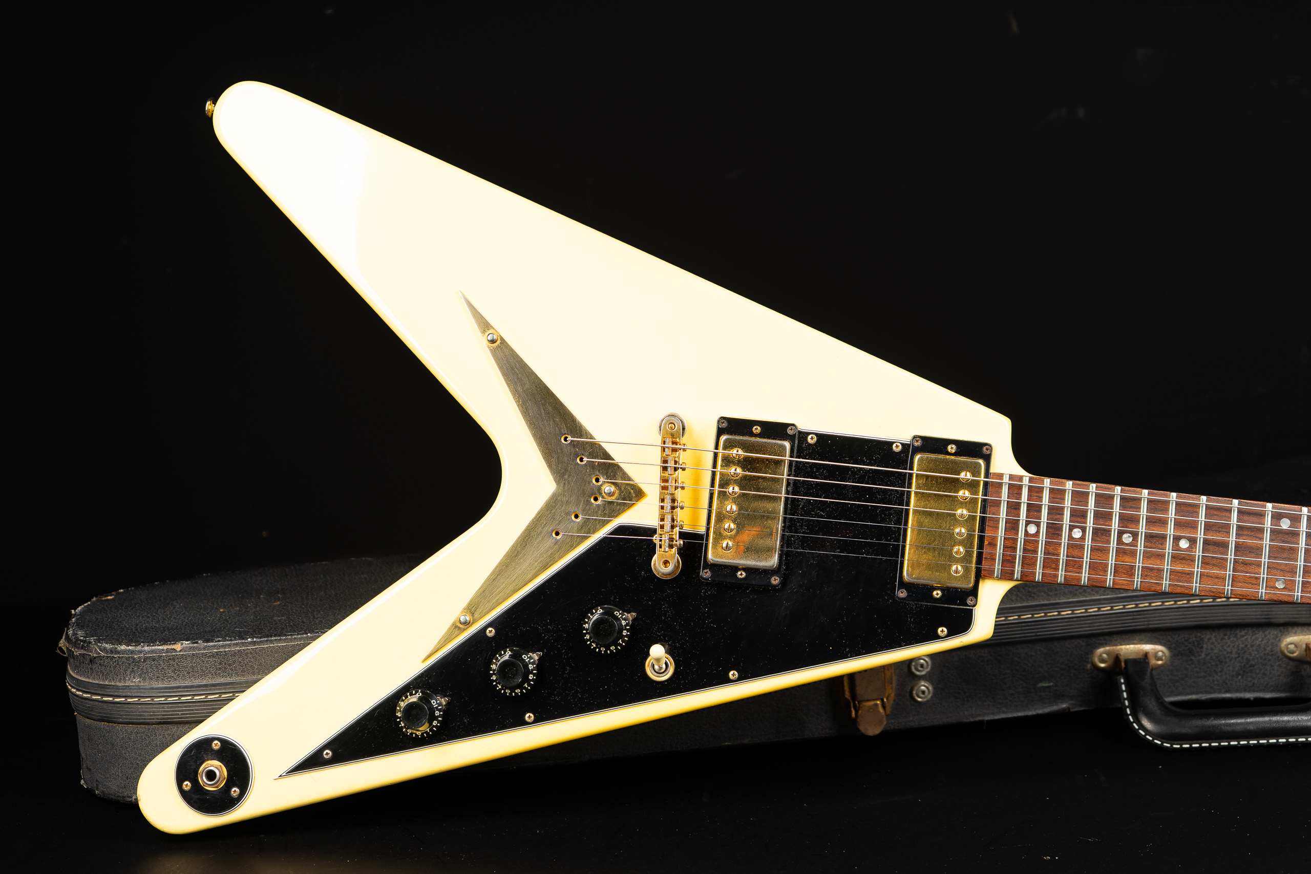 1983 Gibson Heritage Series Flying V Korina - White - GuitarPoint