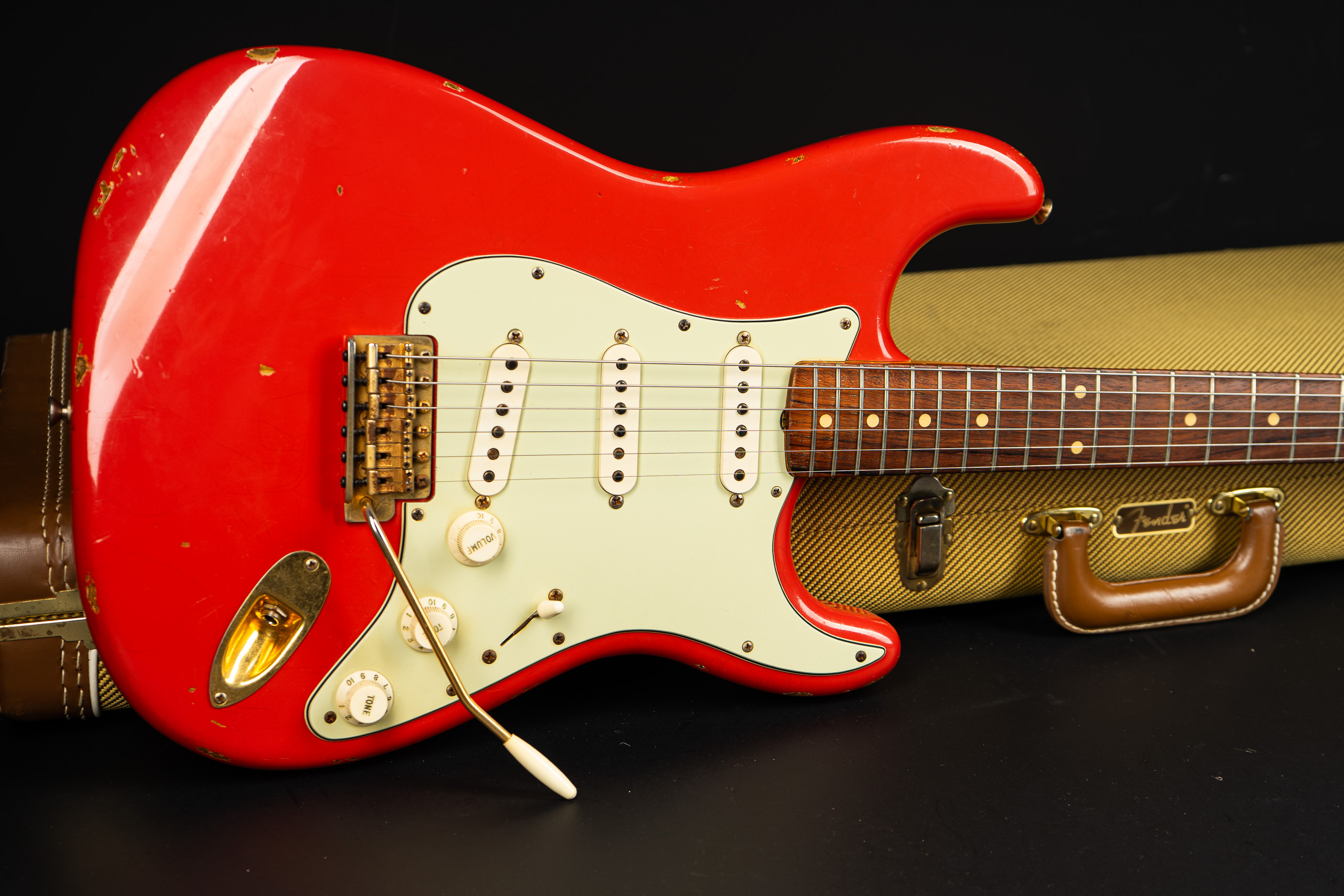 2001 Fender Custom Shop 1960 Stratocaster Relic - Fiesta Red (Ex