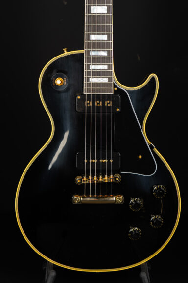 Gibson 1954 Les Paul Custom Staple Pickup Reissue VOS - Ebony - 3,75Kg!