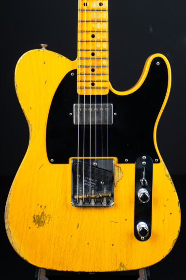 2019 Fender Custom Shop 1952 Telecaster HS Heavy Relic - Butterscotch