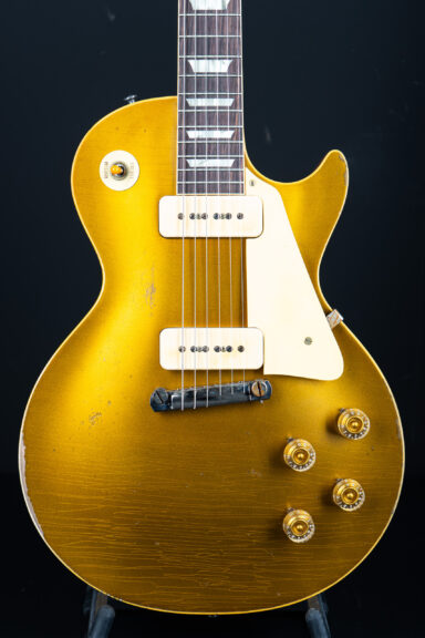 Gibson Custom Shop 1954 Les Paul Standard Heavy Aged - Goldtop 3,74KG