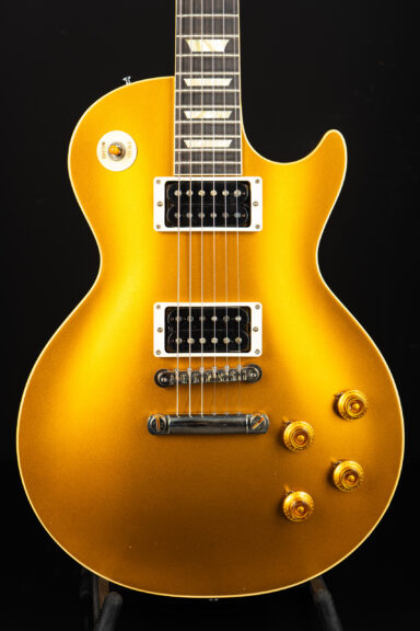 Gibson 1957 Les Paul Standard Mahogany Top Ebony Board VOS - Goldtop Darkback 3,75kg