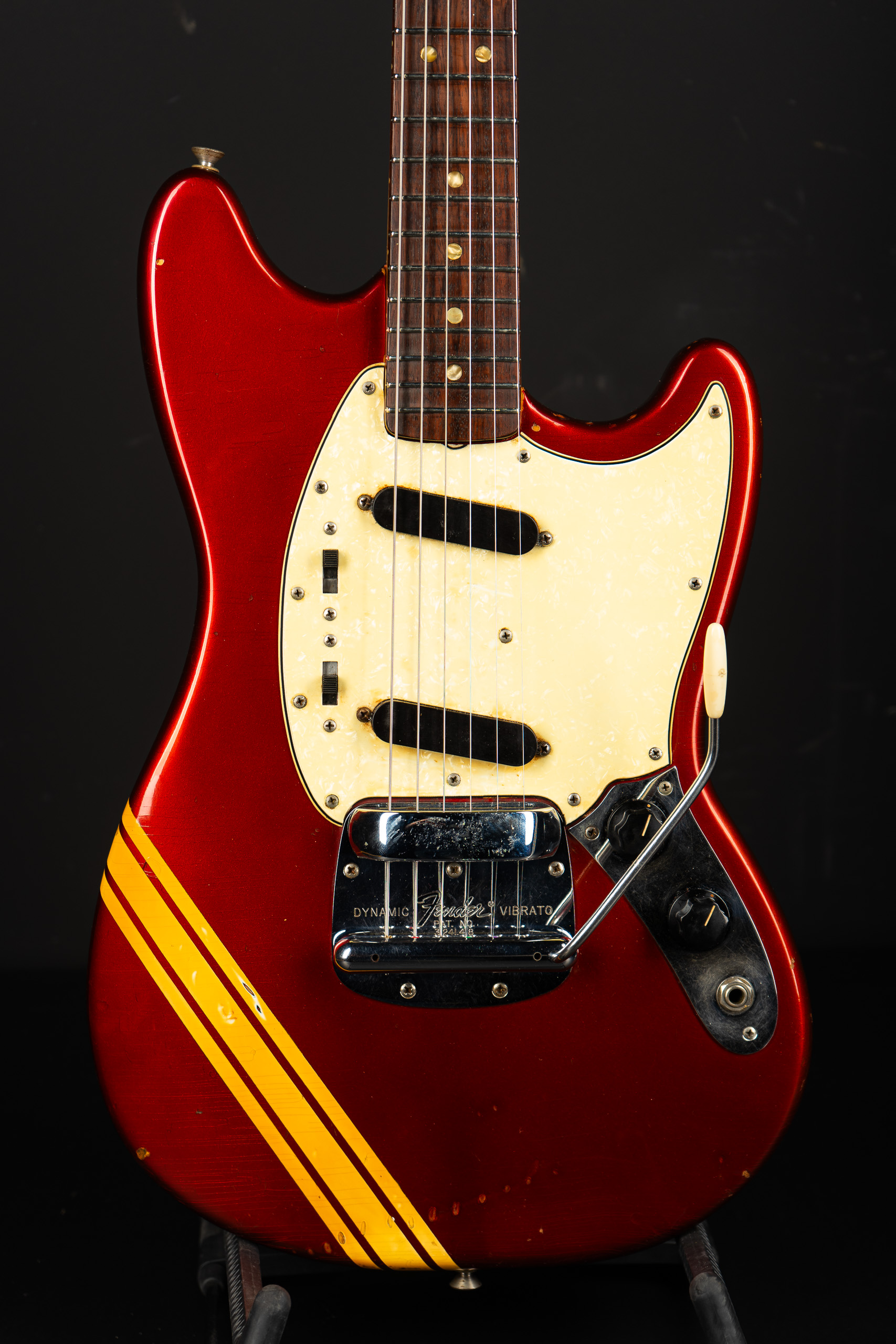 1969 Fender Mustang – Competition Red – GuitarPoint