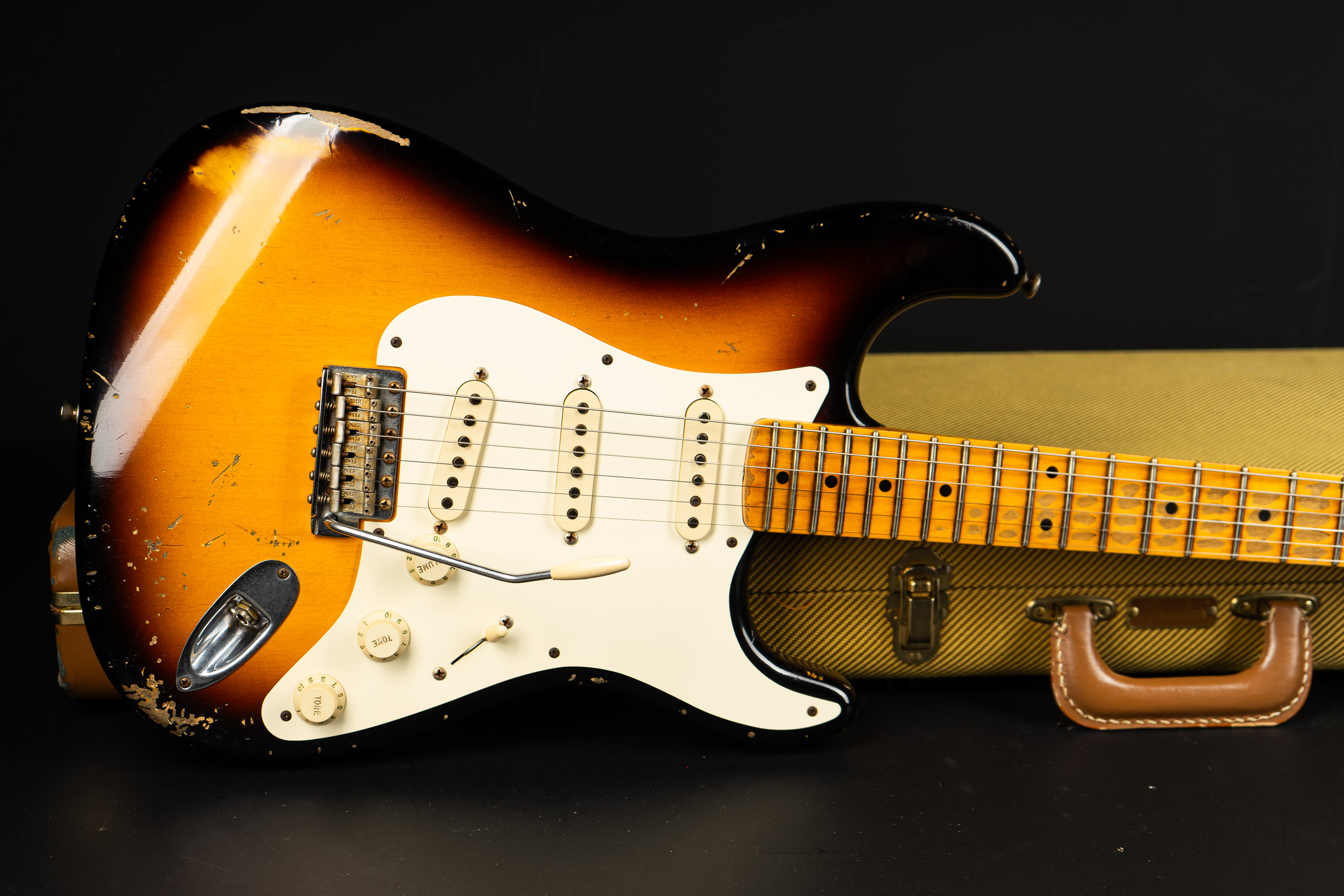 Fender Stratocaster Special 2009年 2009 Fender Custom Shop 1957 Stratocaster Heavy Relic - Sunburst