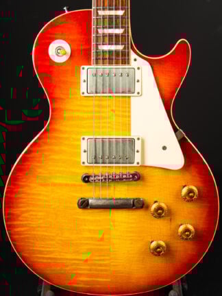 2012 Gibson 1958 Les Paul Custom Figured Aged - Washed Cherry