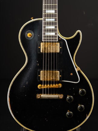 Gibson Custom Shop 1957 Les Paul Custom 2-PU Murphy Lab Ultra Heavy Aged - Ebony