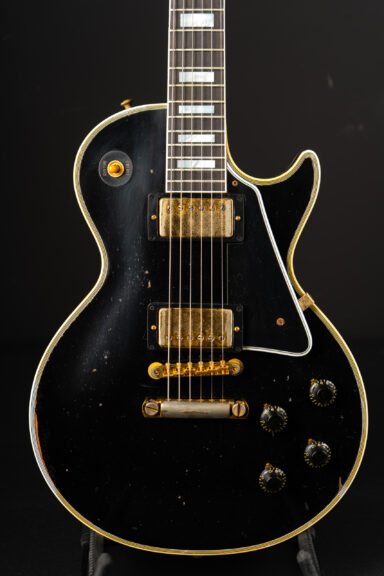 Gibson Custom Shop 1957 Les Paul Custom 2-PU Murphy Lab Ultra Heavy Aged - Ebony