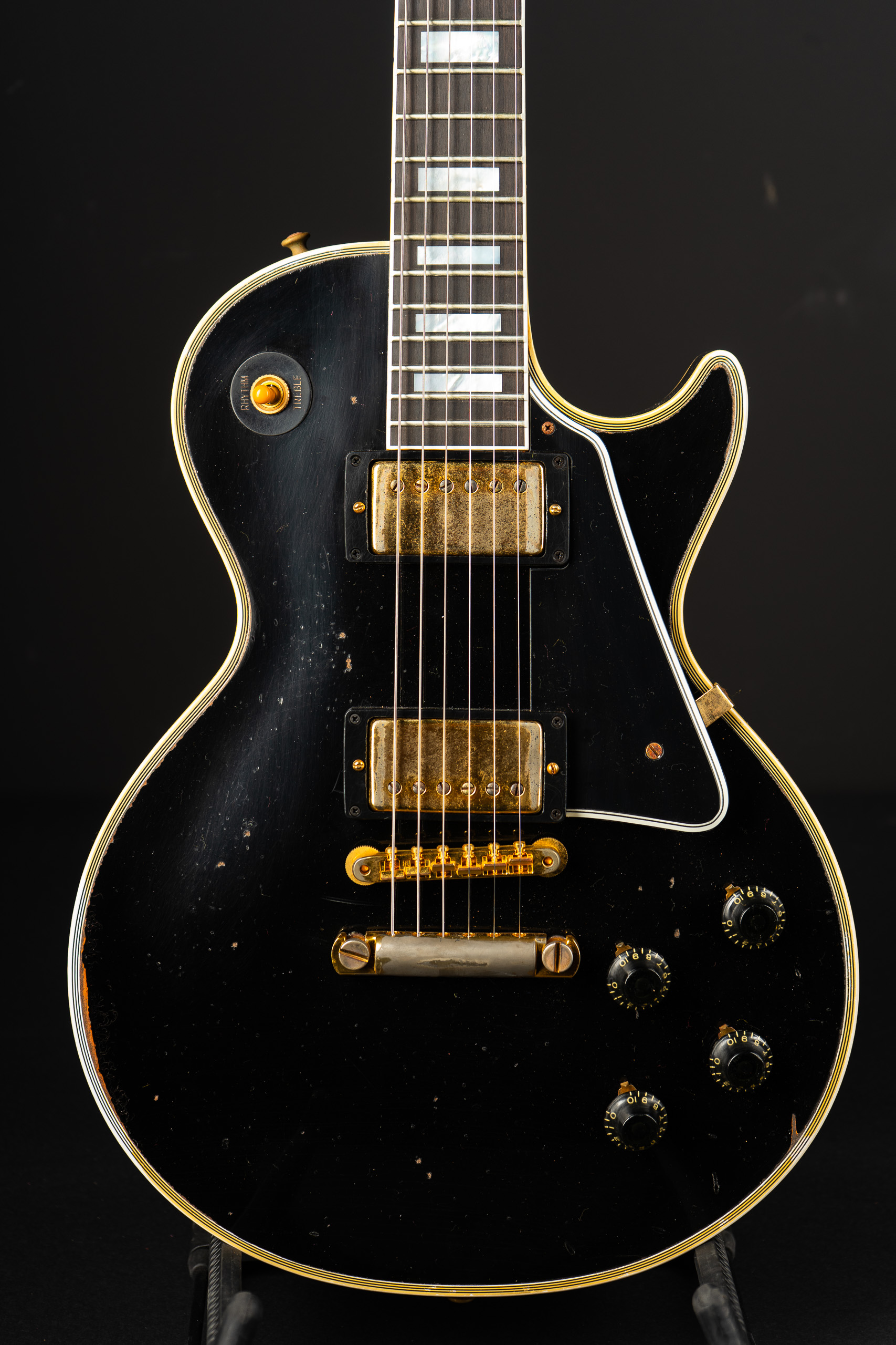 ギター Gibson Custom Shop 1957 Les Paul Custom Gibson-Custom-Shop-1957-Les-