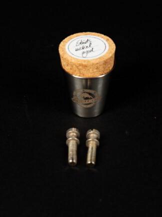 Schwarz Customs - Vintage Steel Studs - Nickel Aged