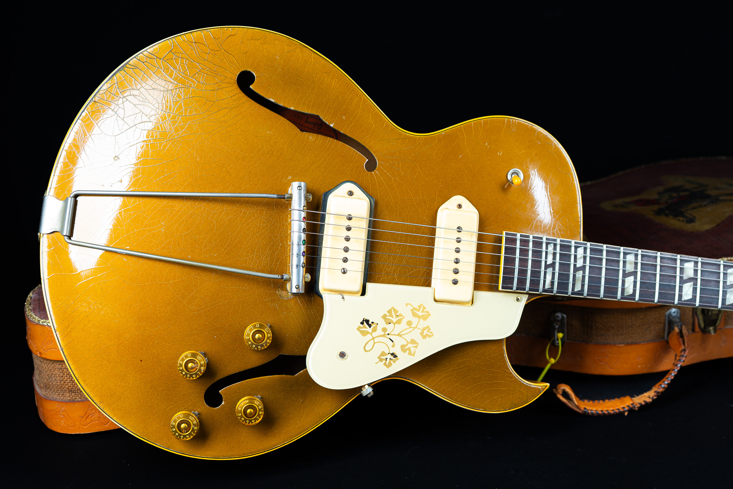 1955 Gibson ES-295 - Allgold - GuitarPoint
