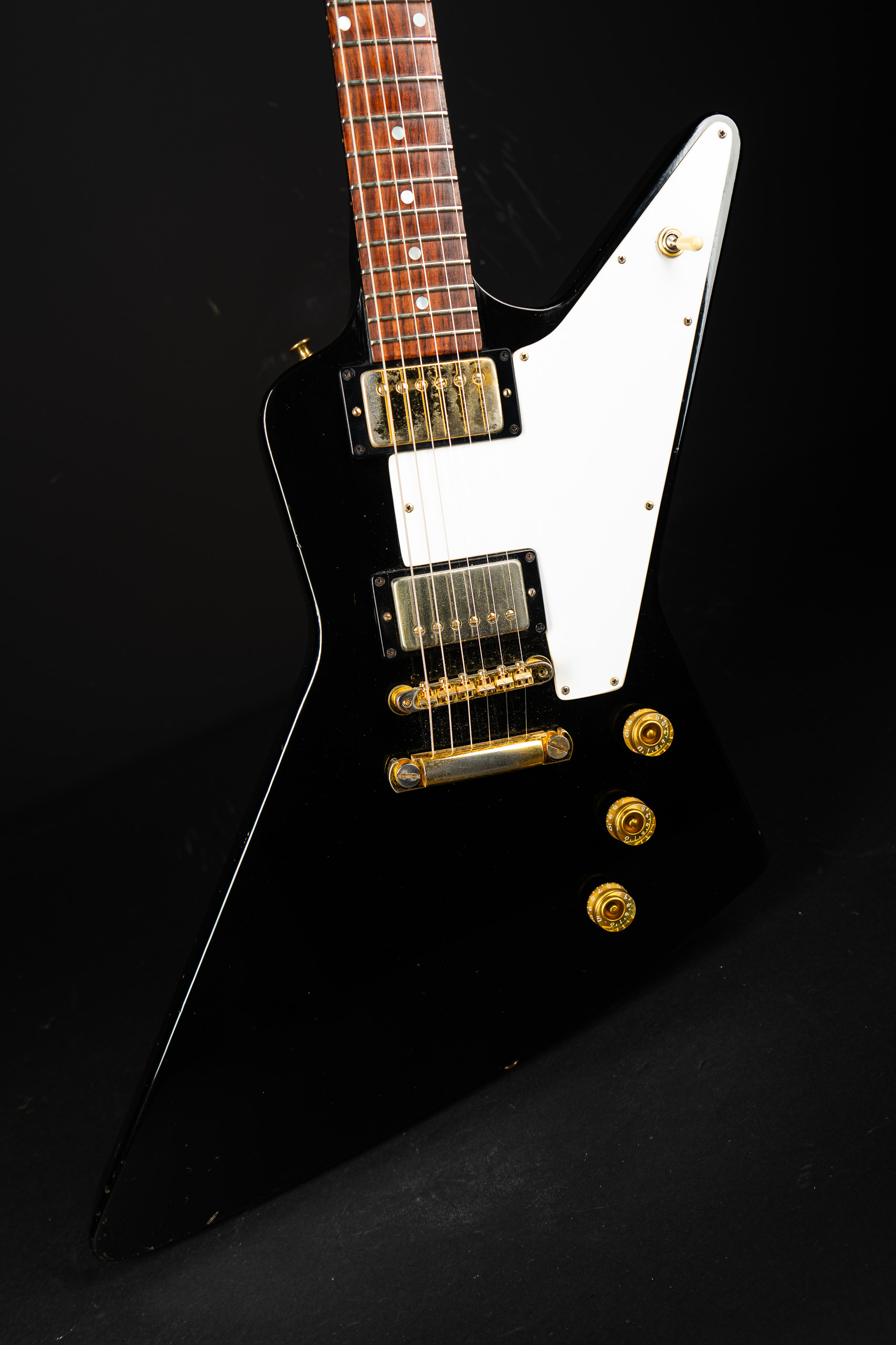 1976 Gibson Explorer - Ebony - GuitarPoint
