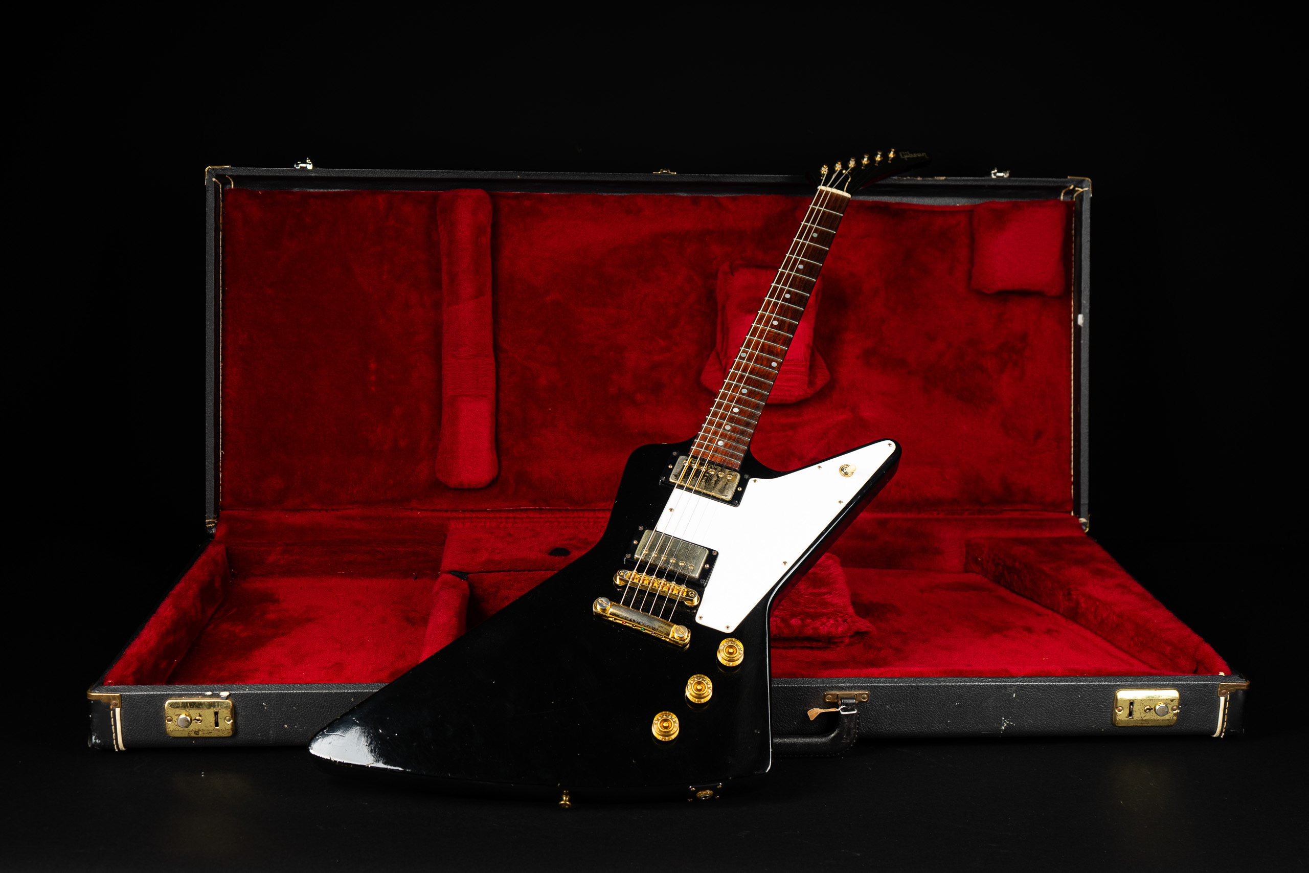 1976 Gibson Explorer - Ebony - GuitarPoint