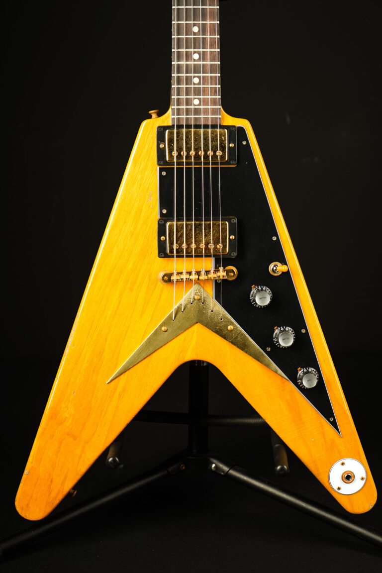 Gibson Murphy Lab Inspired by GuitarPoint 1958 Flying V Korina -The Dixie V- Reissue