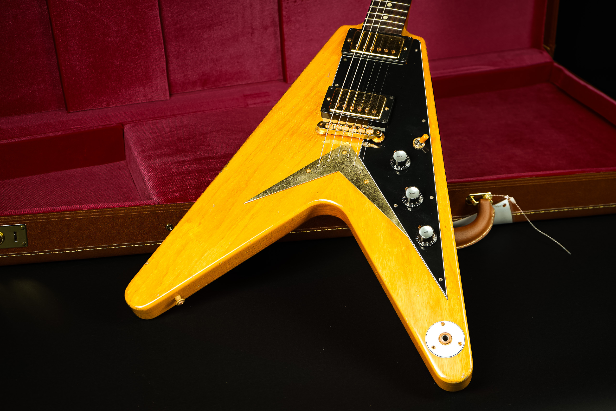 Gibson Murphy Lab Inspired by GuitarPoint 1958 Flying V Korina