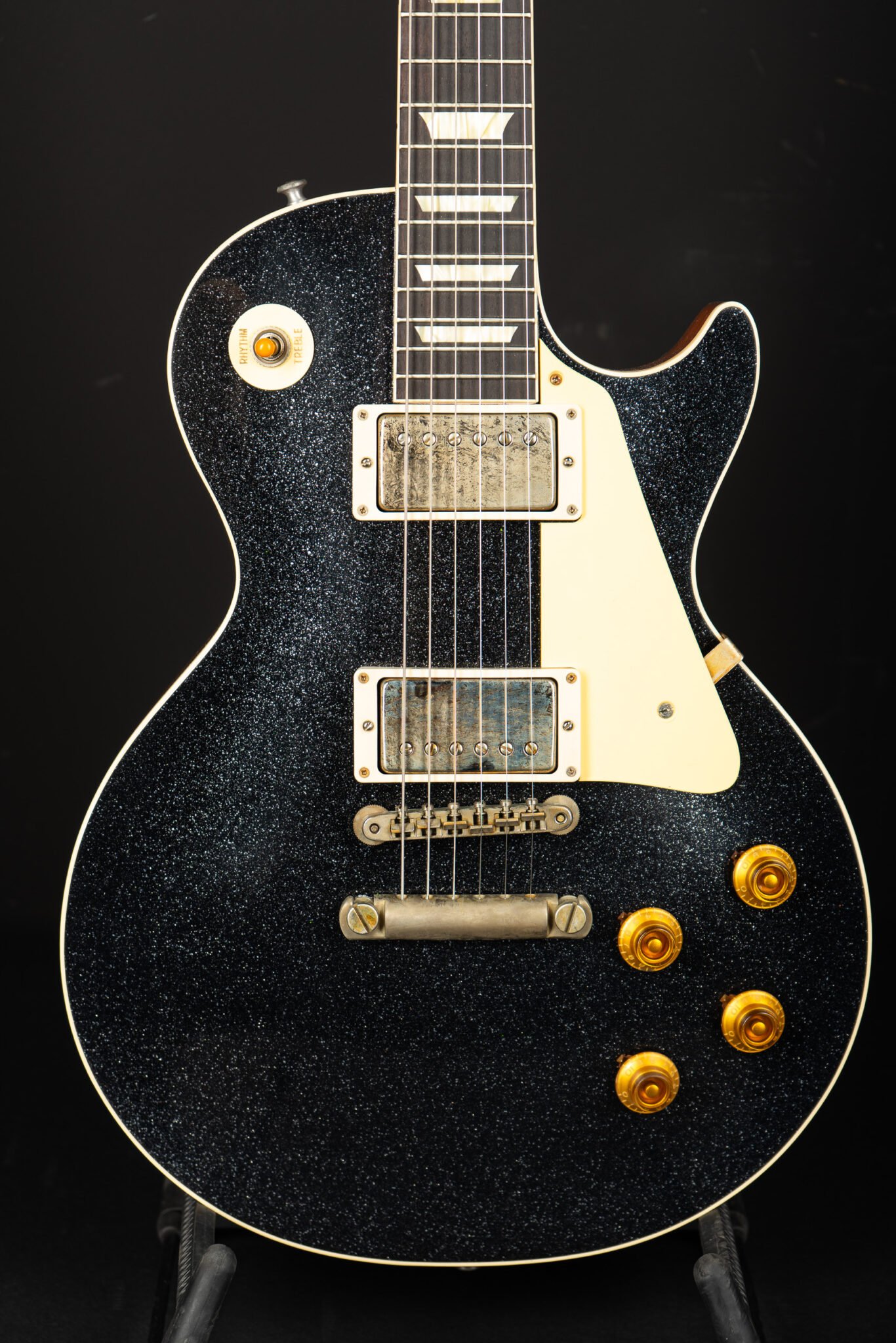 ギター Gibson custom shop 1957 les paul custom Gibson 1957 Les Paul Custom Reissue - Ebony, 2-Pickup - Get
