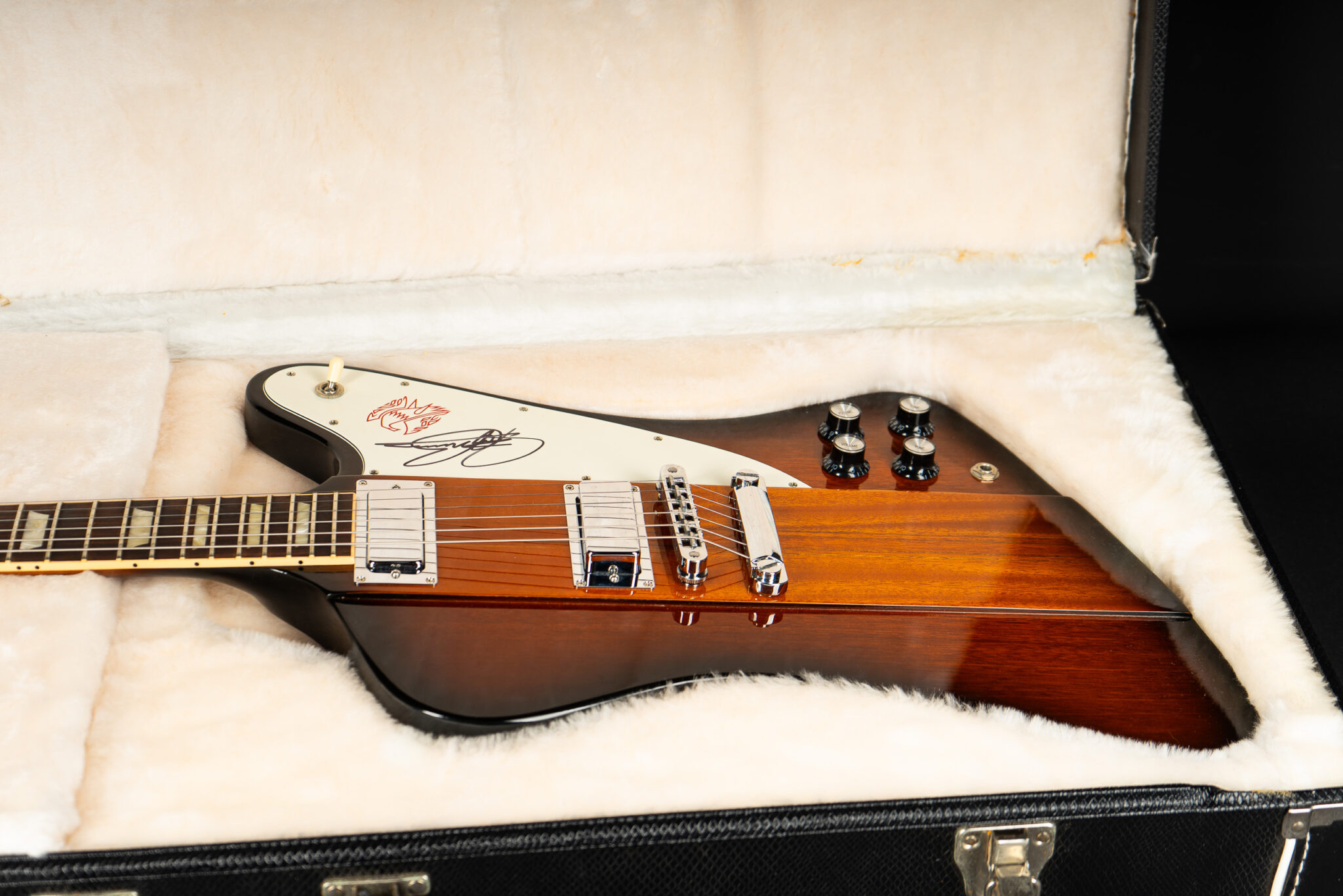 ギター Gibson Firebird Gibson Custom Shop Made 2 Measure Firebird Custom Silver