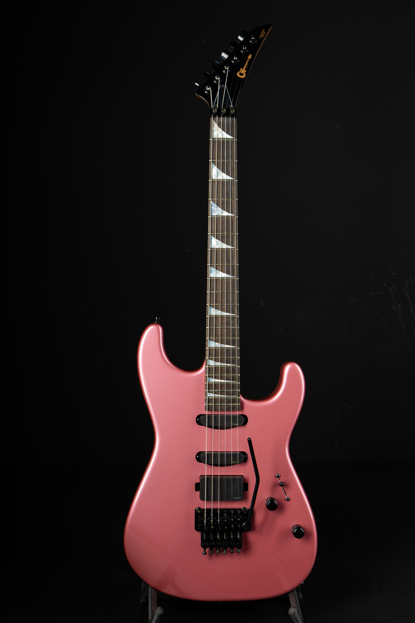 Charvel USA Custom Shop San Dimas HSS FR – Burgundy Mist Metallic