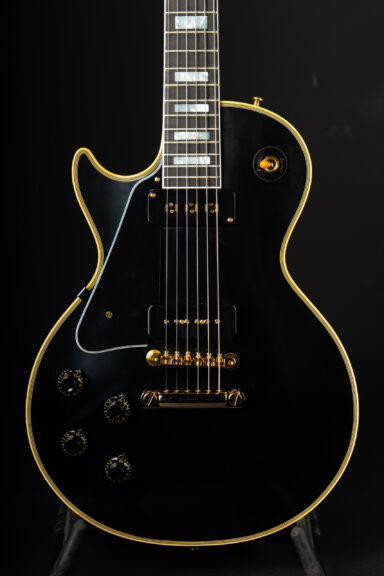 Gibson Custom Shop 1954 Les Paul Custom Staple Pickup VOS - Ebony Lefthand
