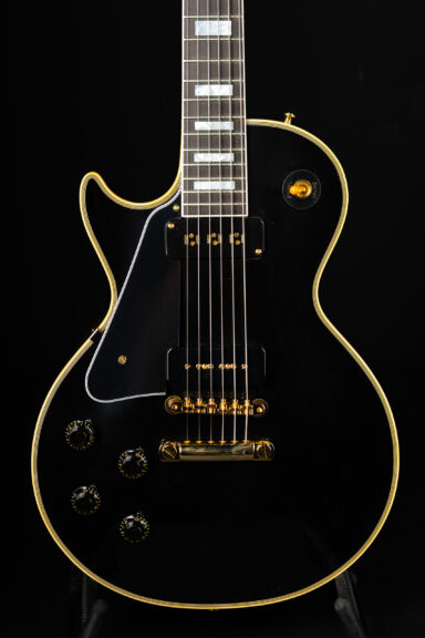 Gibson Custom Shop 1954 Les Paul Custom Staple Pickup VOS - Ebony Lefthand (3,88Kg!)