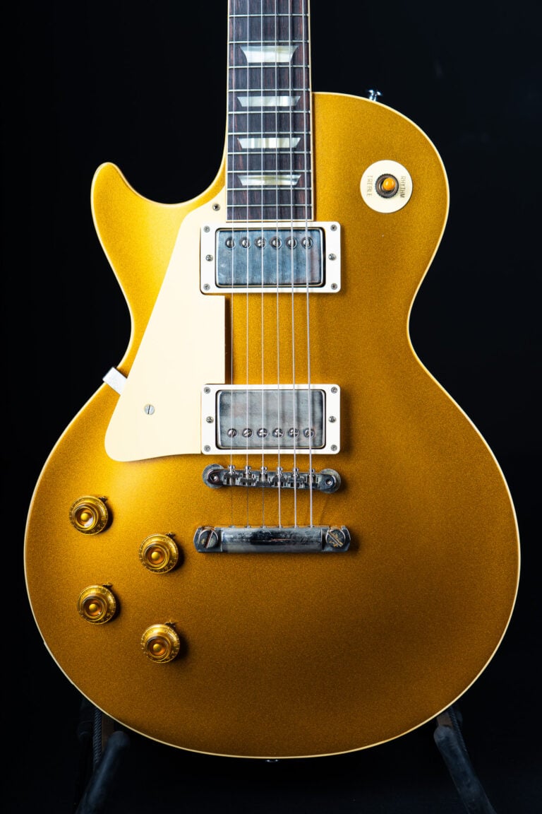 Gibson Custom Shop 1957 Les Paul Standard Darkback VOS – Goldtop Lefthand