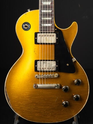 Gibson Custom Shop 1957 Les Paul Standard Ultra Heavy Aged Black Plastics - Goldtop Darkback
