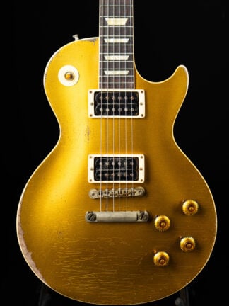 Gibson Custom Shop 1957 Les Paul Standard Ultra Heavy Aged No Pickguard - Goldtop Darkback