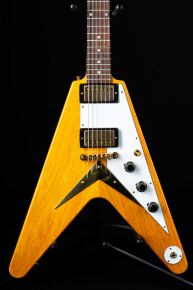 Gibson Custom Shop 1958 Flying V White Pickguard - Natural