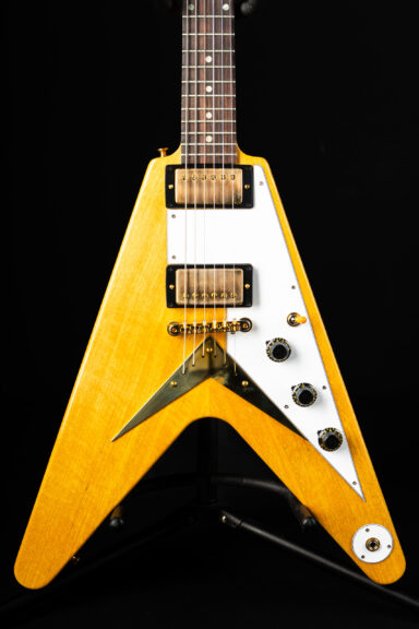 Gibson Custom Shop 1958 Flying V White Pickguard - Natural