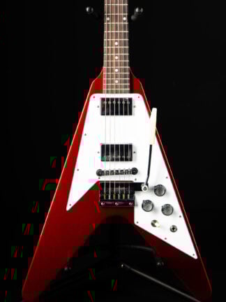 Gibson Custom Shop 1967 Flying V Maestro Vibrola Gloss - Sparkling Burgundy Metallic