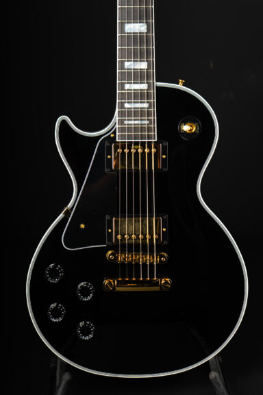 Gibson Custom Shop Les Paul Custom Ebony Fingerboard – Ebony Lefthand