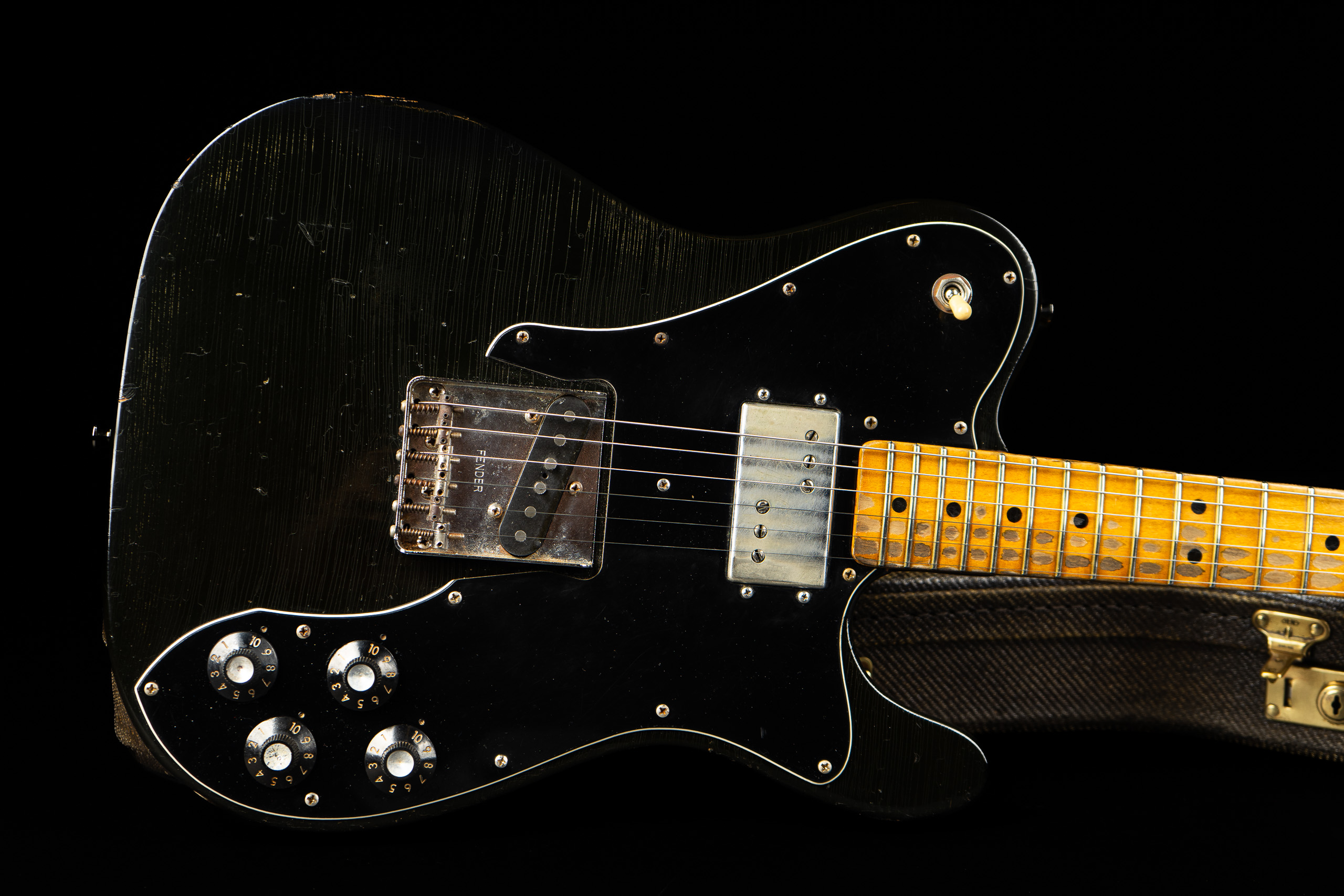 1974 Fender Telecaster Custom - Black - GuitarPoint