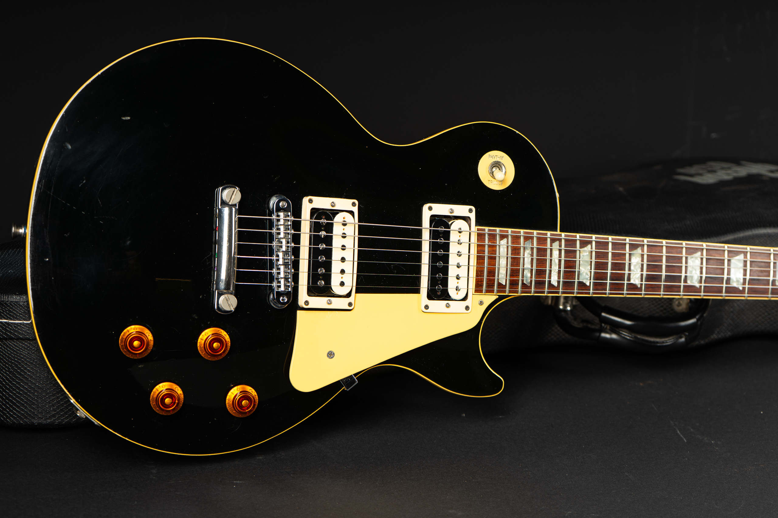 GIBSON Les Paul CUSTOM Ebony 1987年製 1987 Gibson Les Paul Standard - Ebony (Slash!) - GuitarPoint