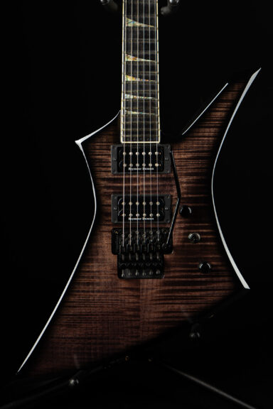 2014 Jackson Custom Shop Kelly Flametop - Transparent Ebony
