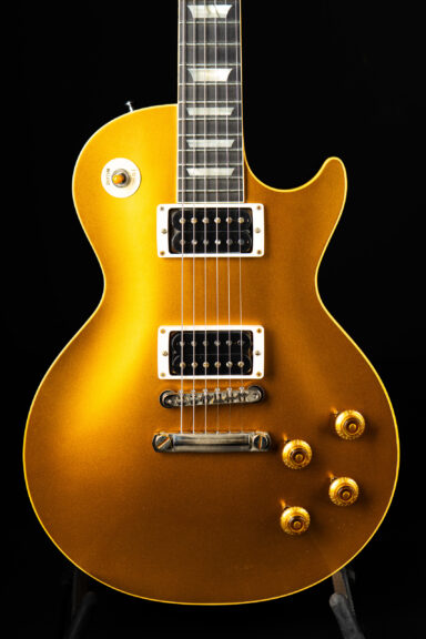Gibson 1957 Les Paul Standard Mahogany Top Ebony Board VOS - Goldtop Darkback