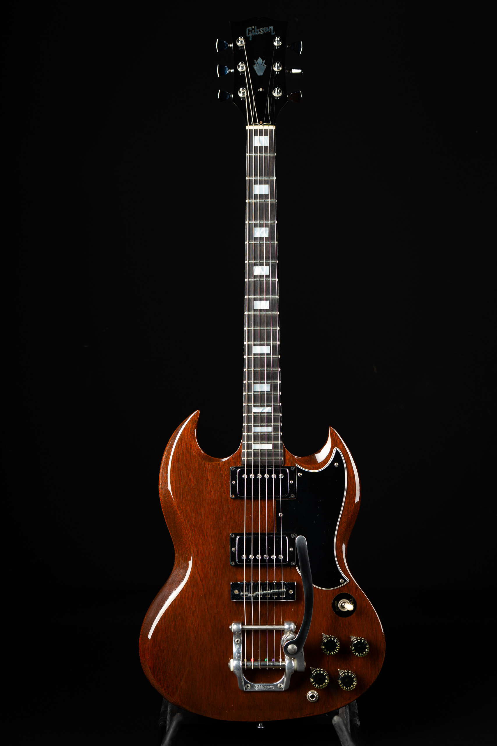 1973 Gibson SG Standard Bigsby - Walnut - GuitarPoint