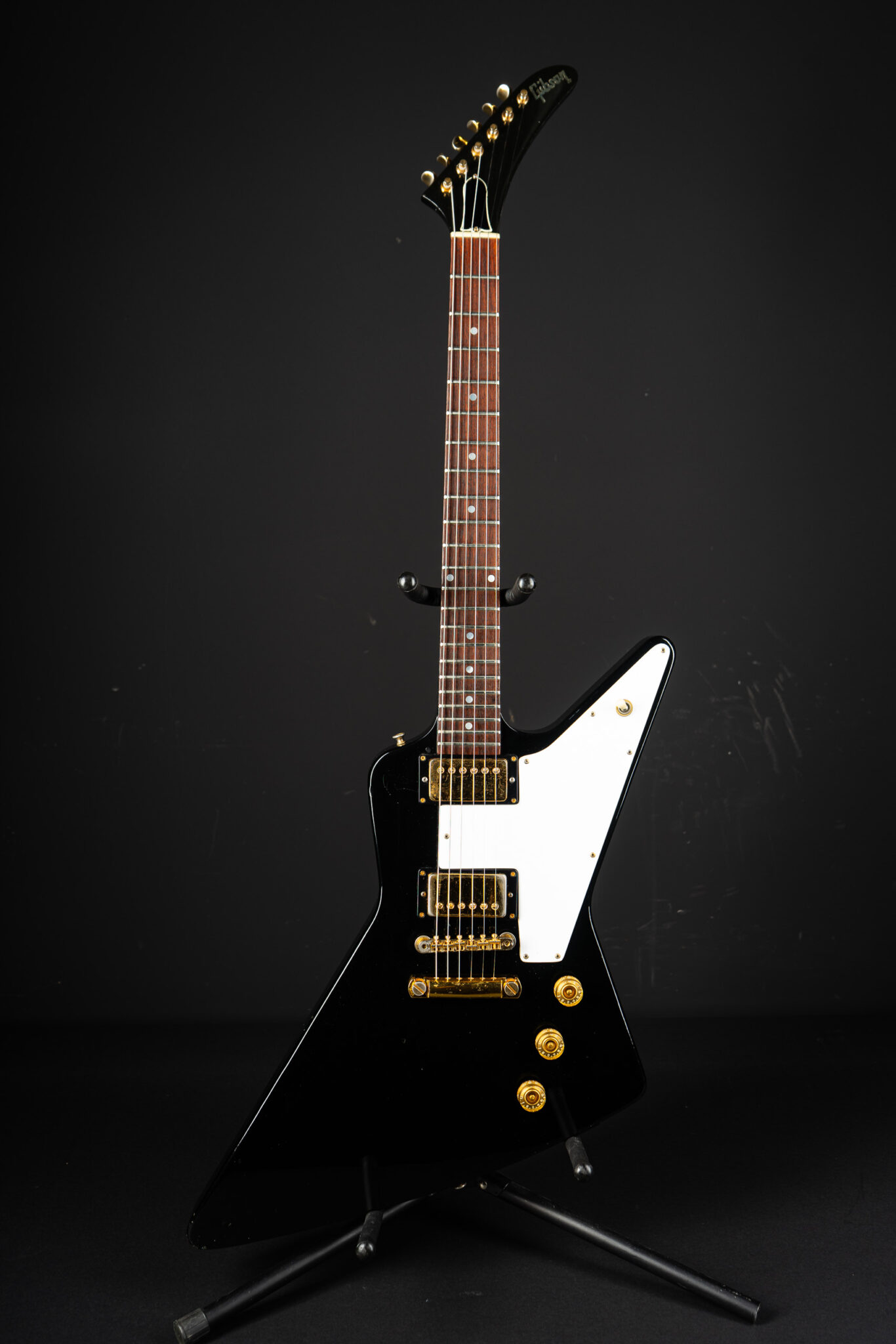 1976 Gibson Explorer – Ebony – GuitarPoint
