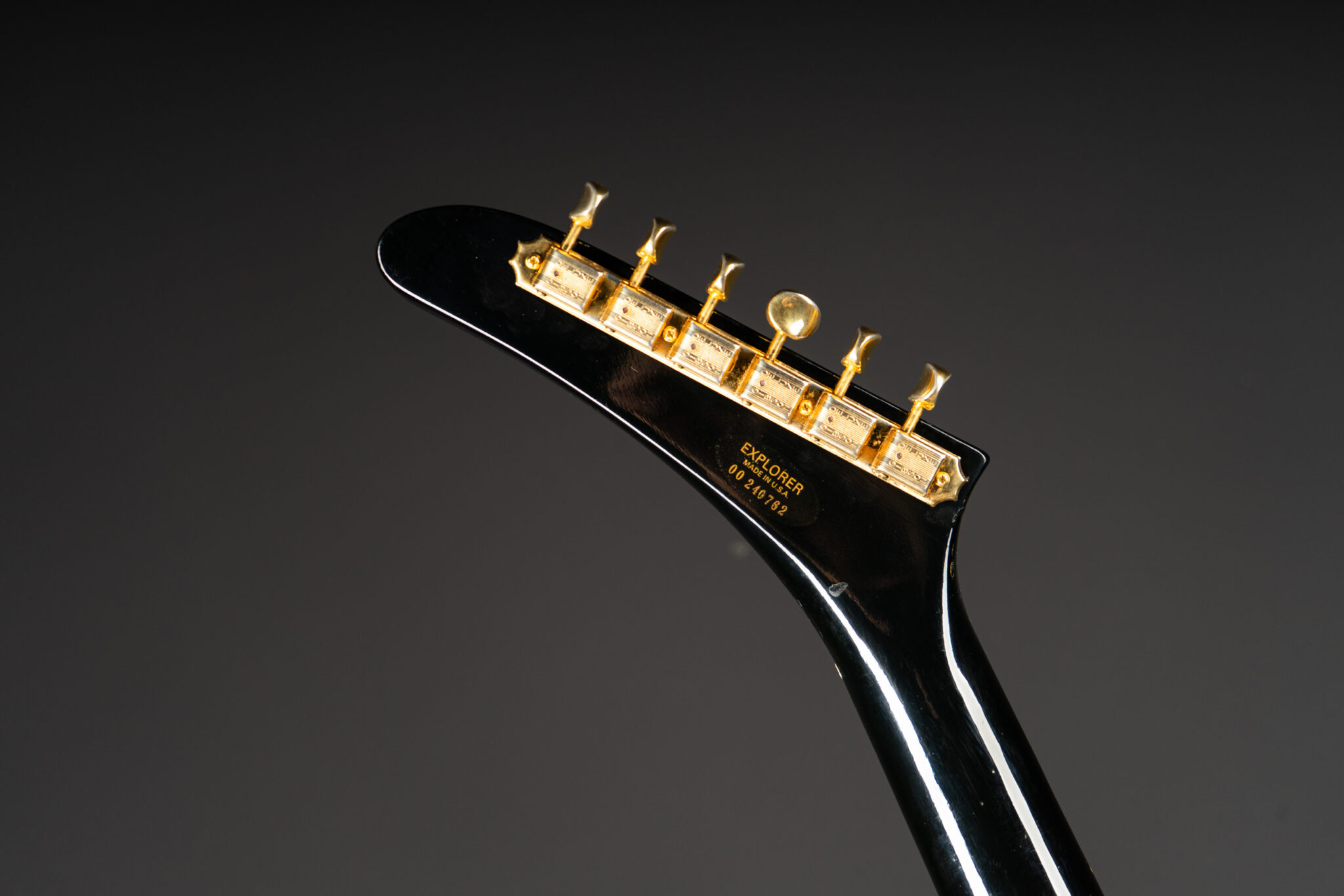 1976 Gibson Explorer – Ebony – GuitarPoint