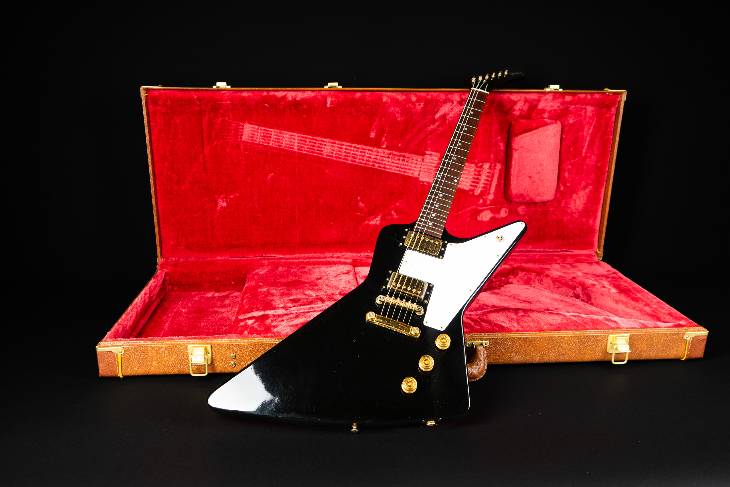 1976 Gibson Explorer - Ebony - GuitarPoint