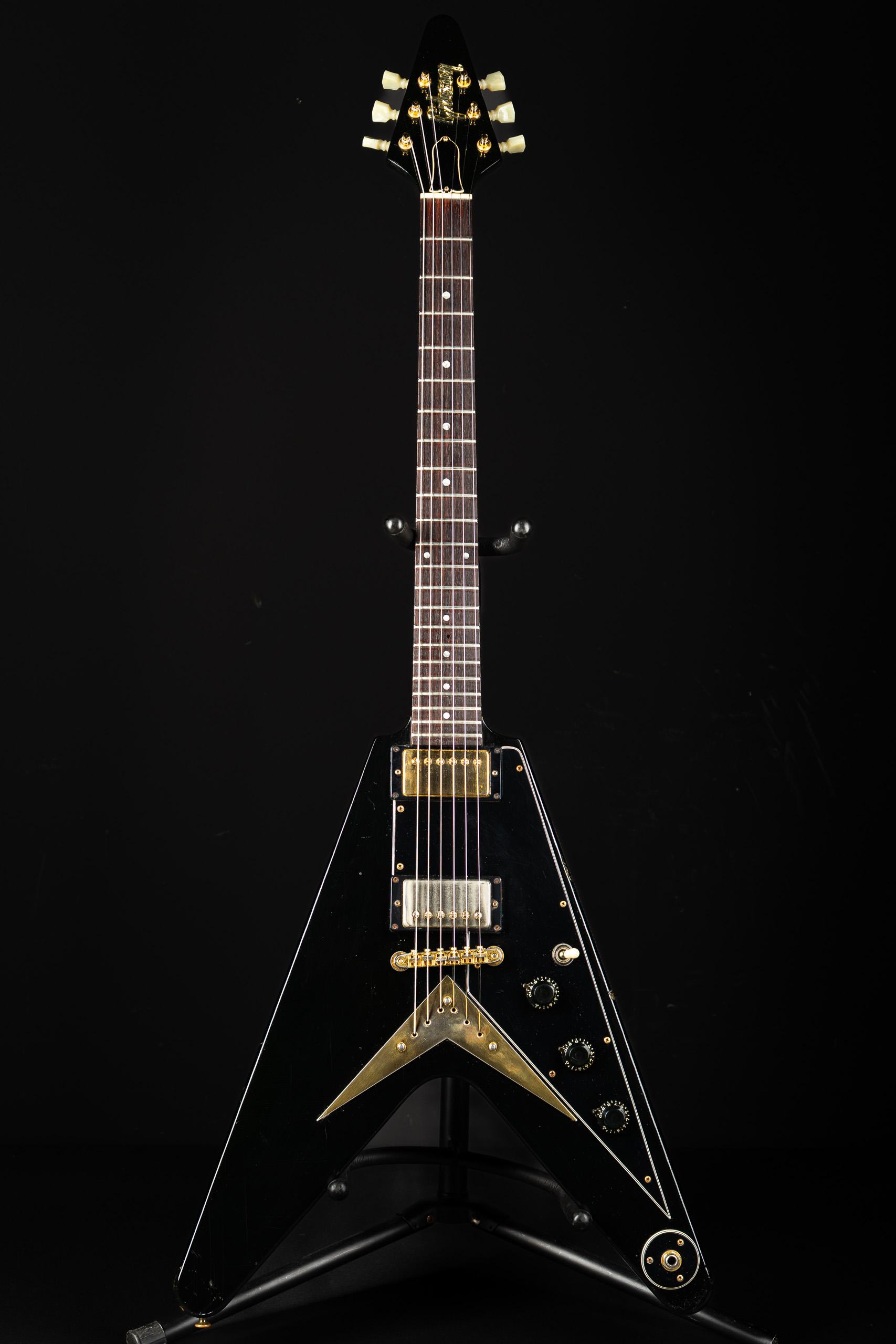1982 Gibson Flying V Korina Heritage Series - Ebony - GuitarPoint