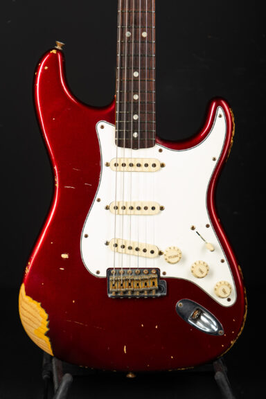2008 Fender Custom Shop 1968 Stratocaster Heavy Relic - Candy Apple Red