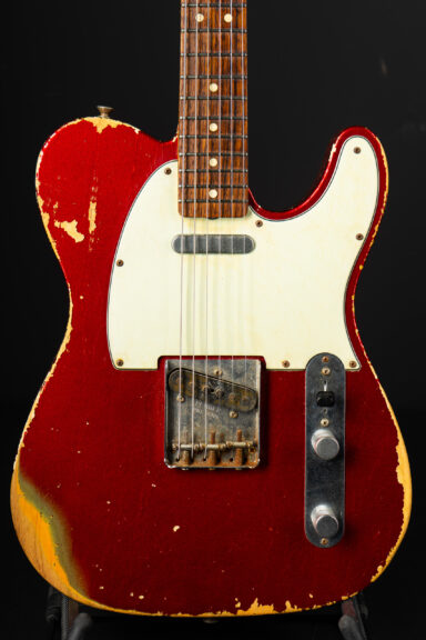 2008 Fender Custom Shop 1963 Telecaster Heavy Relic - Candy Apple Red