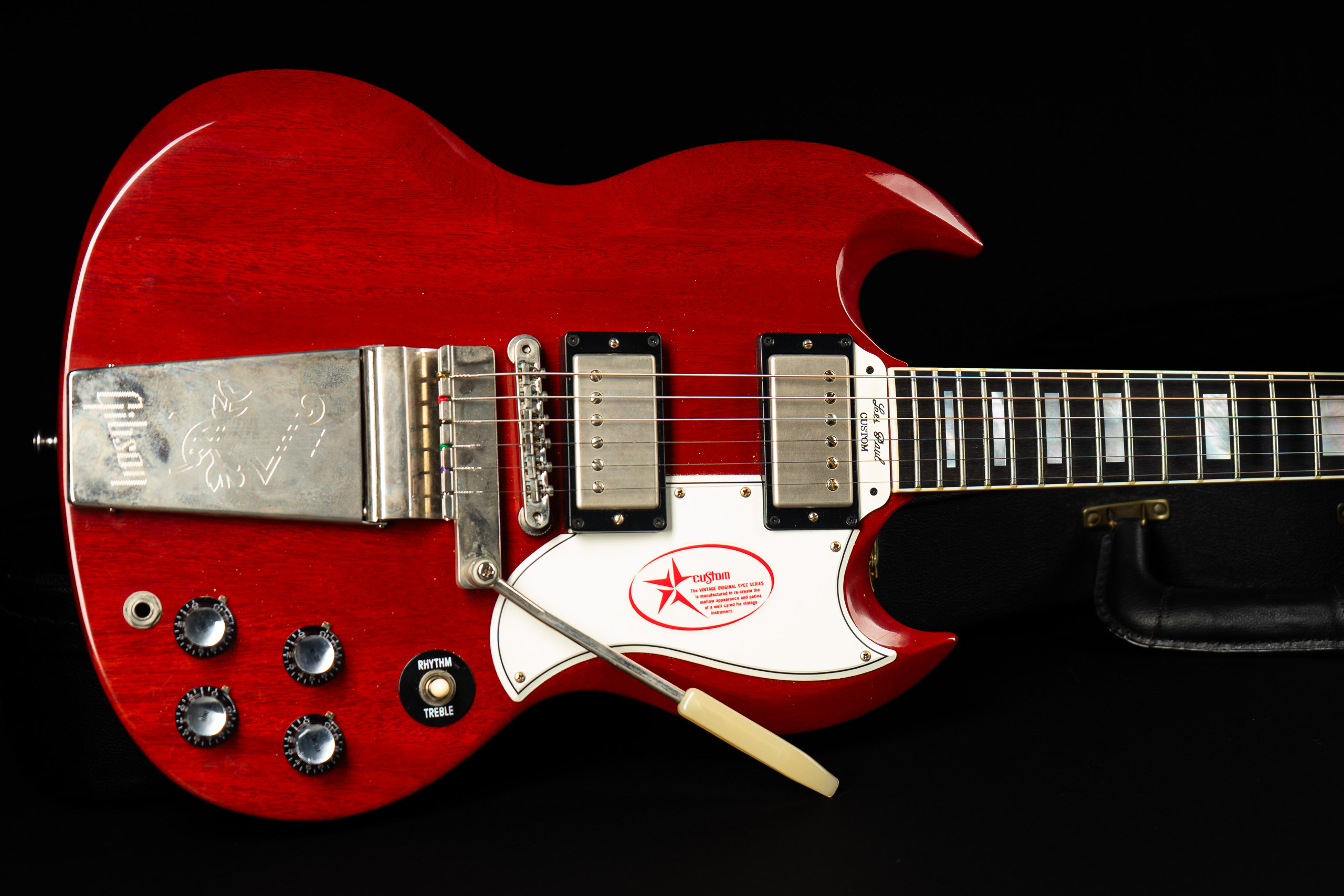 2010 Gibson Custom Shop Les Paul/ SG Custom VOS - Cherry - GuitarPoint