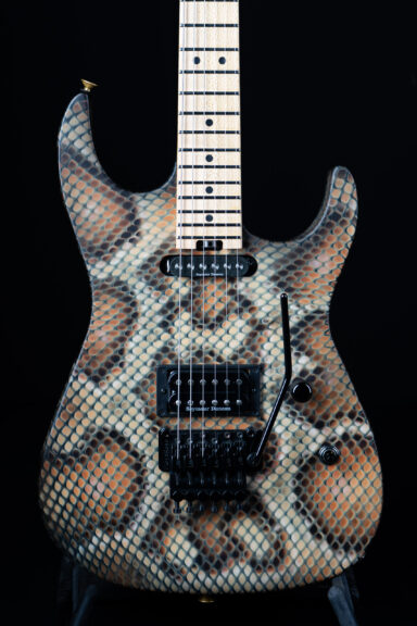 2015 Charvel Warren DeMartini USA Signature Snake MN - Snakeskin