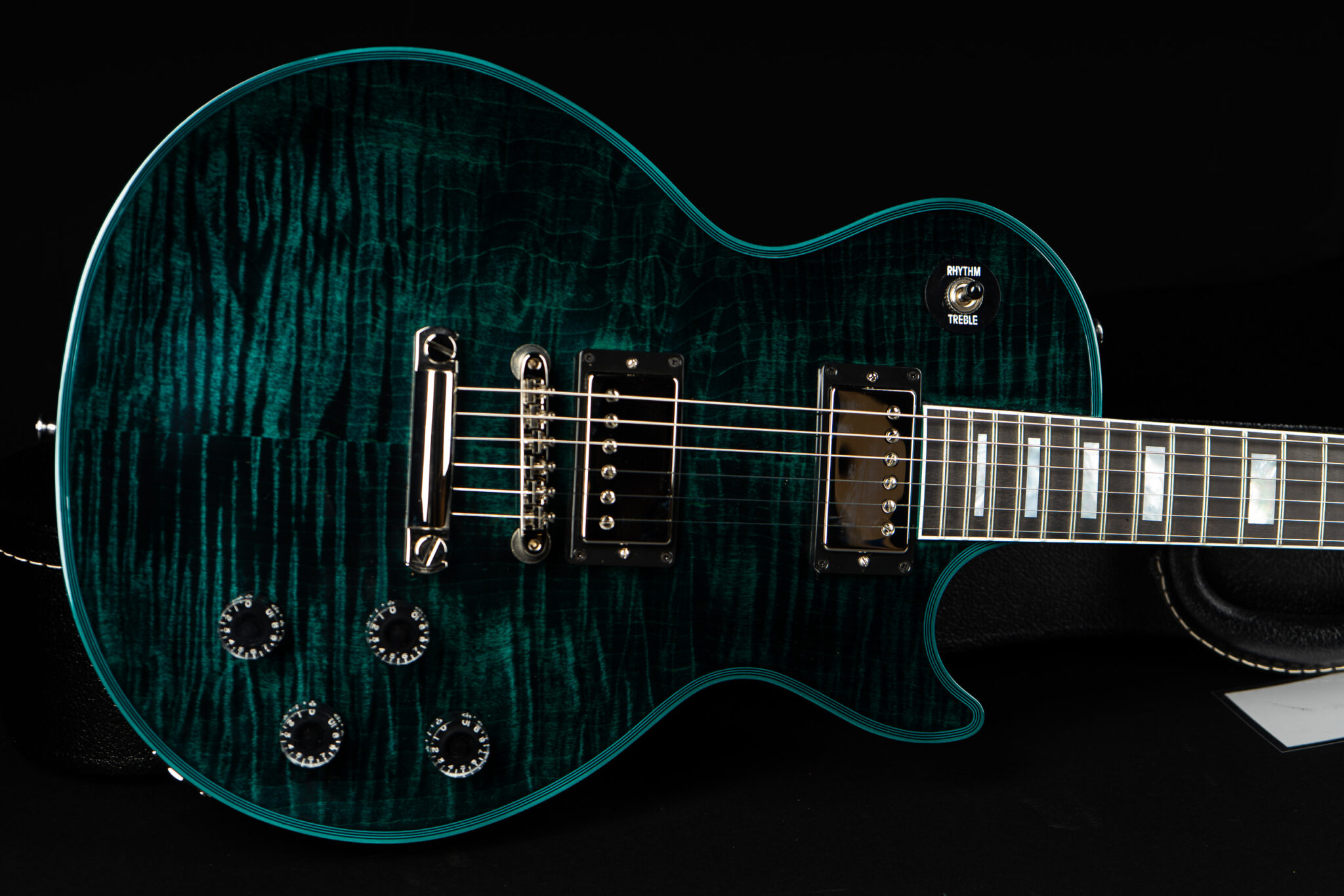 Gibson Custom Shop Les Paul Axcess Custom Stopbar – Peacock Widow